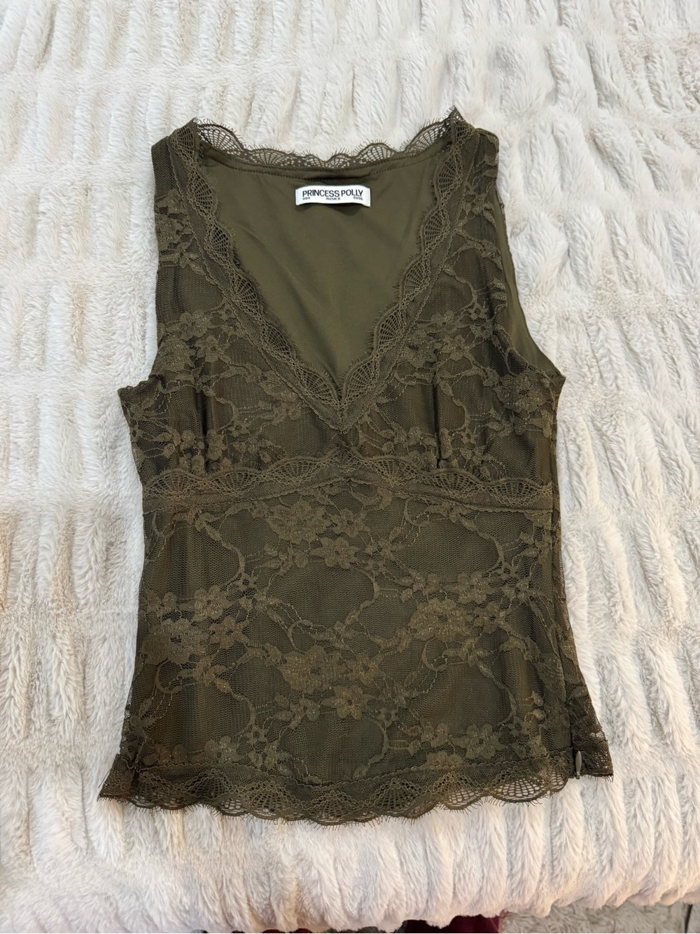 PRINCESS POLLY LACE TANK TOP